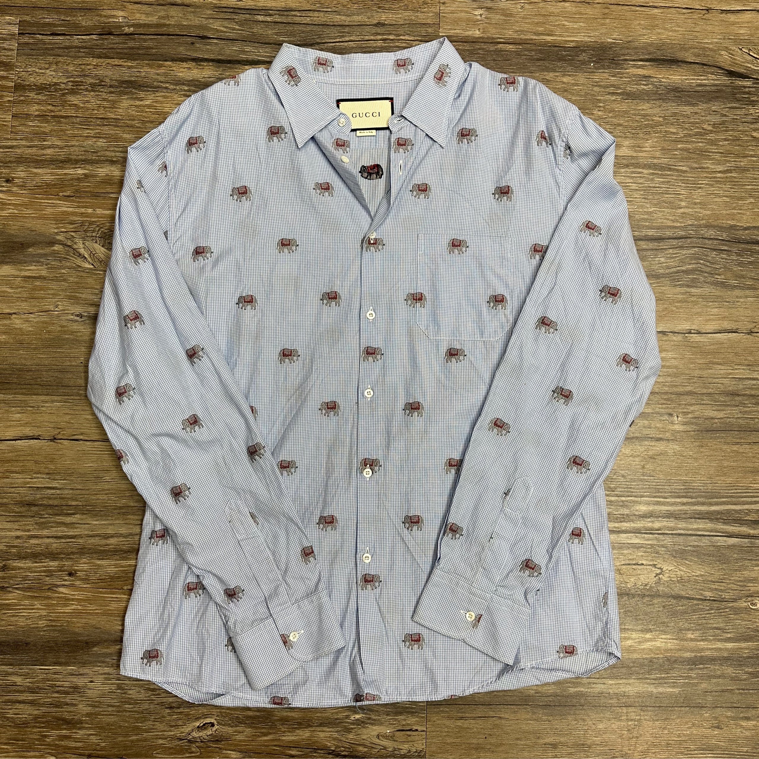 Gucci elephant polo discount