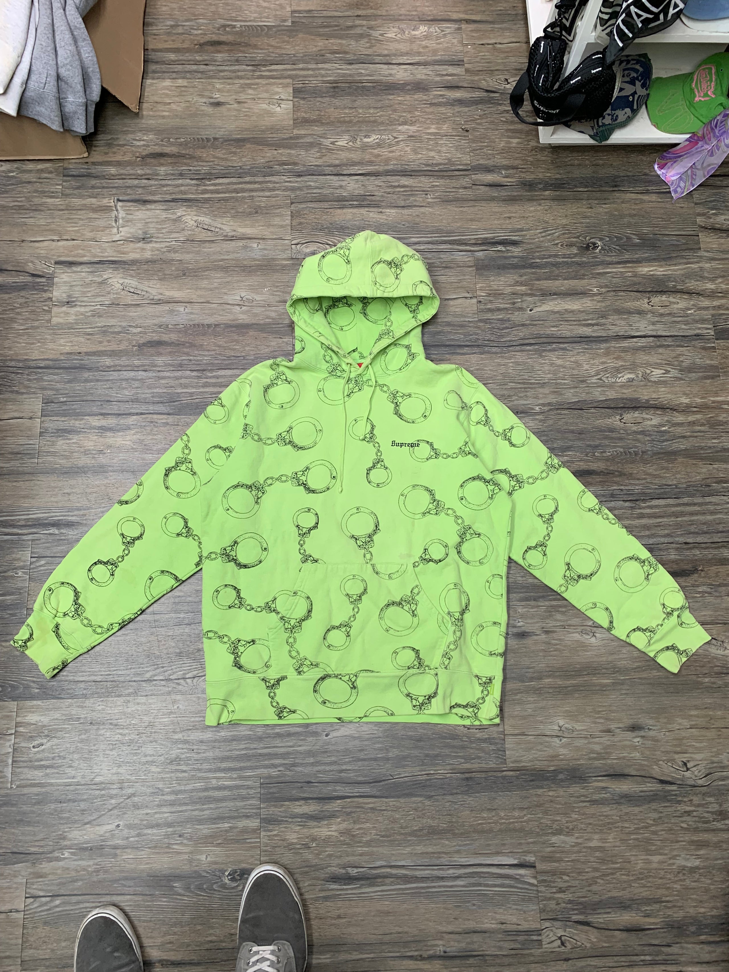 Supreme handcuff hoodie on sale